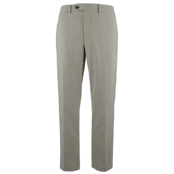 NEW Ralph Lauren Comfort Flex Slim Fit Pants Flat Front Light Brown Mens 42WX30L - Picture 1 of 6